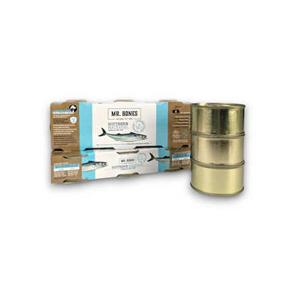 MR. BONES Fresh Topper Caballa Cocida al Natural 3x80 g