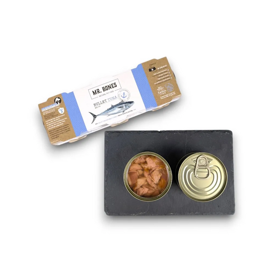 MR. BONES Fresh Topper Melva Cocida al Natural 3x80 g