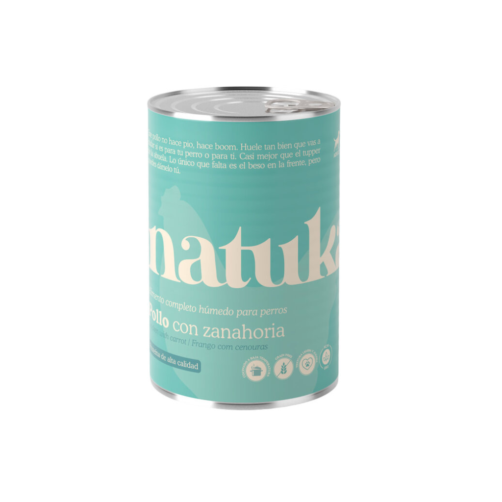 NATUKA Pollo con Zanahoria 400 g para perros