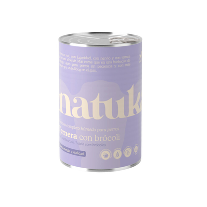 NATUKA Ternera con Brocoli 400 g para perros