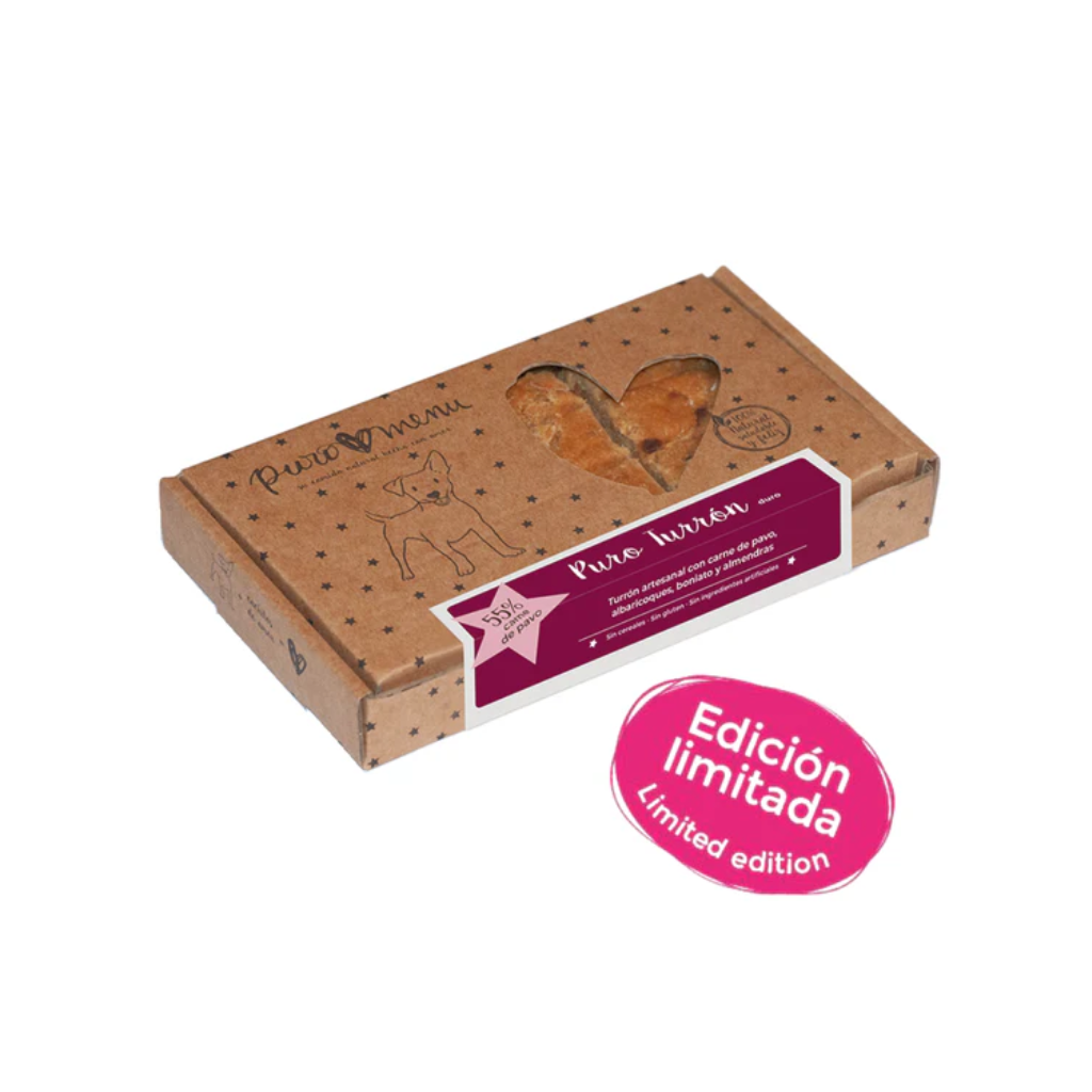 PUROMENU Turrón Duro Pavo 110 g para perros
