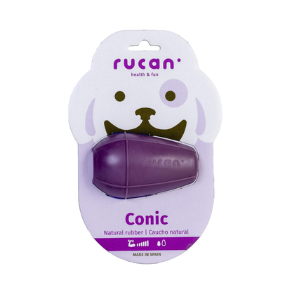 RUCAN Conic Dureza Alta Caucho 100% Natural para perros