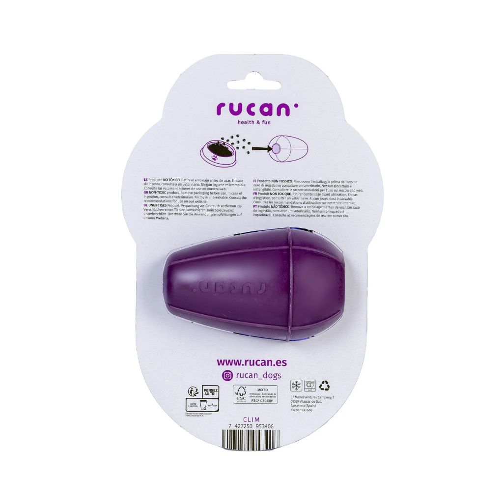 RUCAN Conic Dureza Alta Caucho 100% Natural para perros