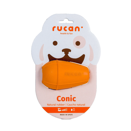 RUCAN Conic Dureza Media Caucho 100% Natural para perros
