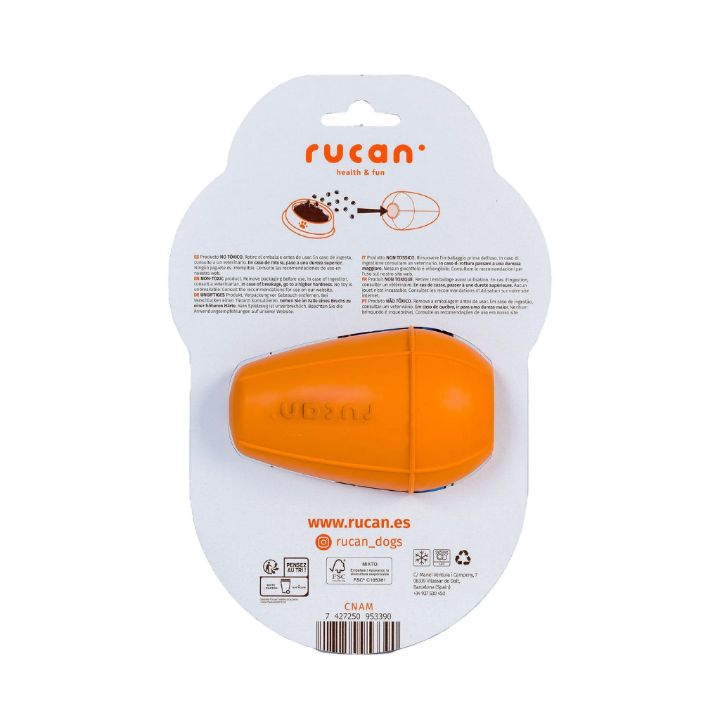 RUCAN Conic Dureza Media Caucho 100% Natural para perros
