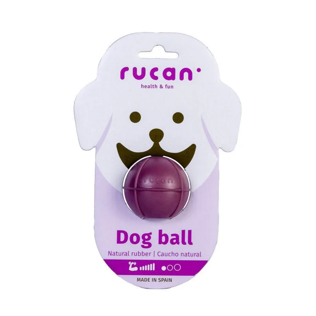 RUCAN DogBall Dureza Alta Caucho 100% Natural para perros