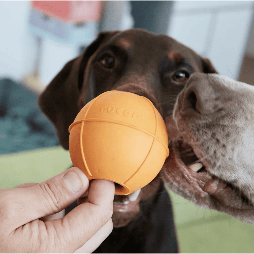 RUCAN DogBall Dureza Media Caucho 100% Natural para perros