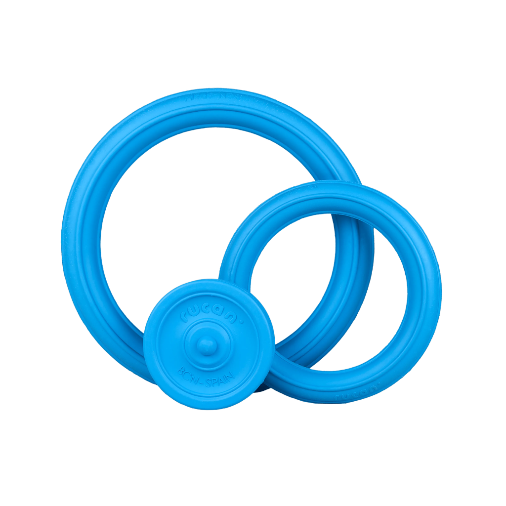 RUCAN Sky Rings Caucho 100% Natural para perros