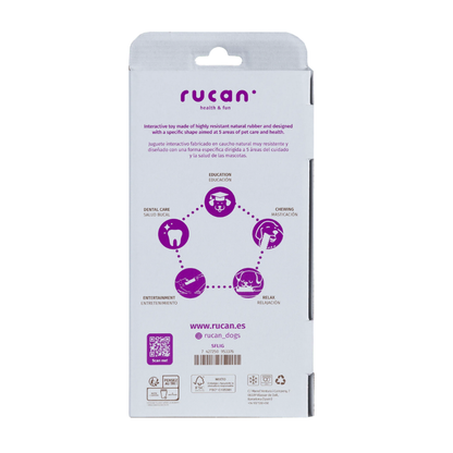 RUCAN Stick 5 Caucho 100% Natural para perros
