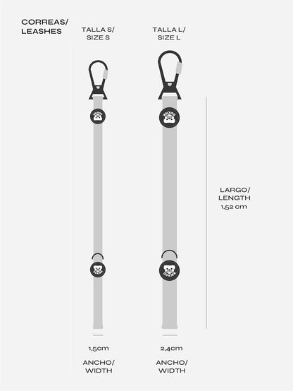 DUKIER Correa Waterproof Coral para perros