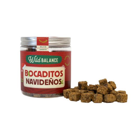WILD BALANCE Bocaditos Navideños 75 g para perros
