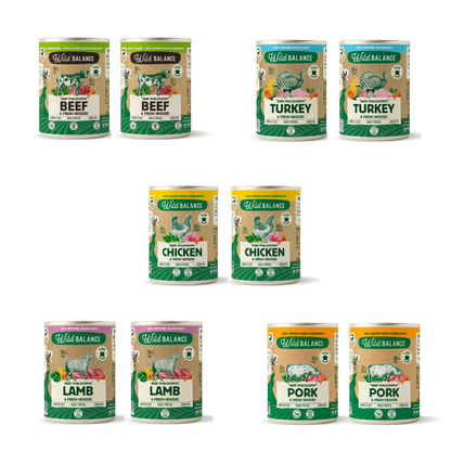 WILD BALANCE Box (Latas Filosofía BARF) para perros