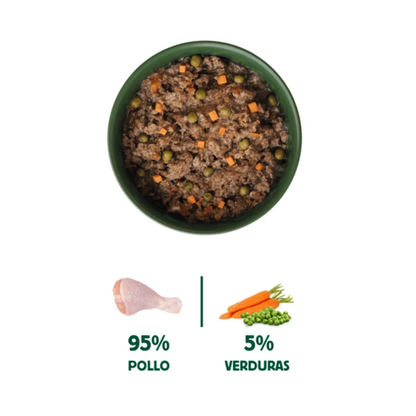 WILD BALANCE Cazuela de Pollo con verduras 80 g para gatos