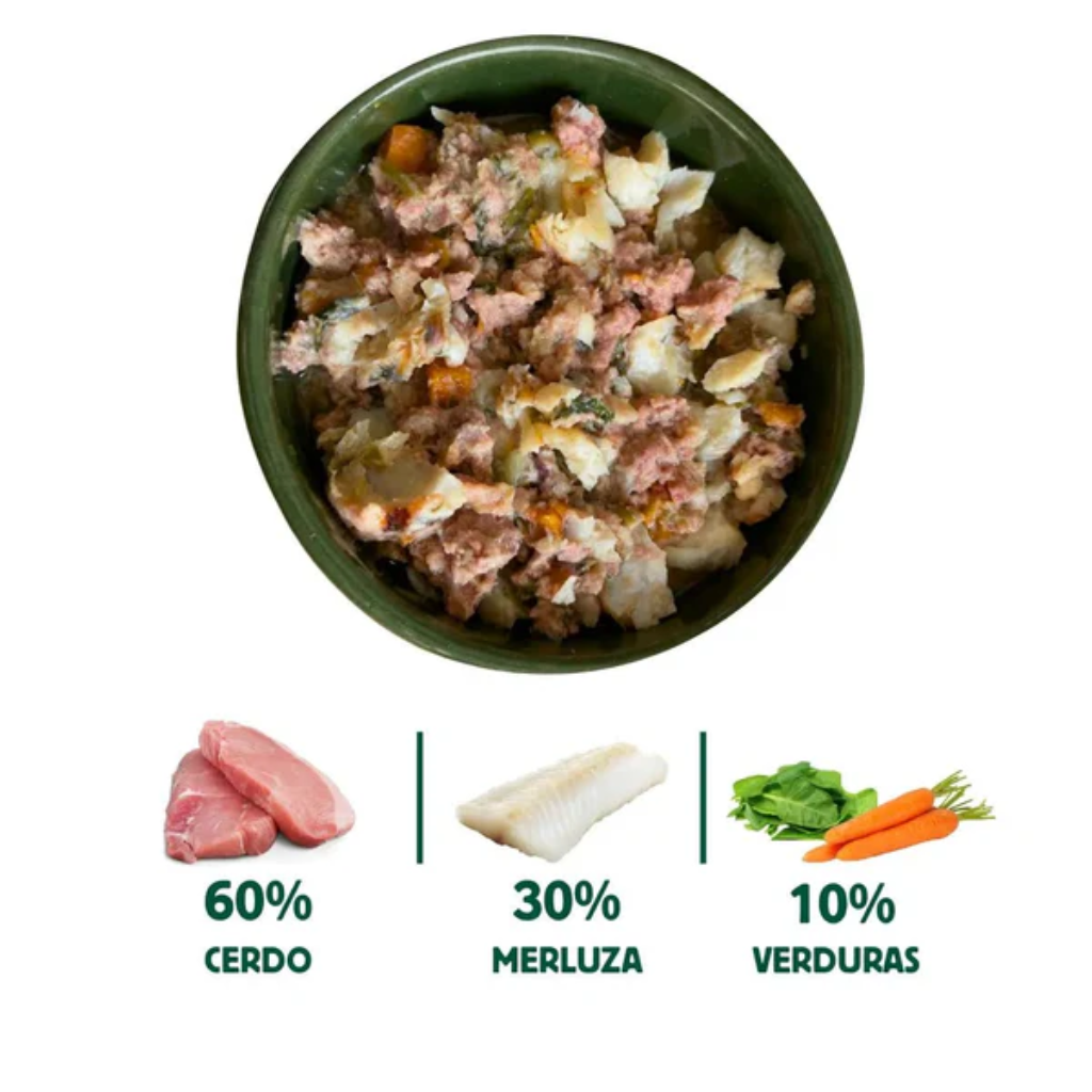 WILD BALANCE Lata de Cerdo y Merluza 400 g para perros