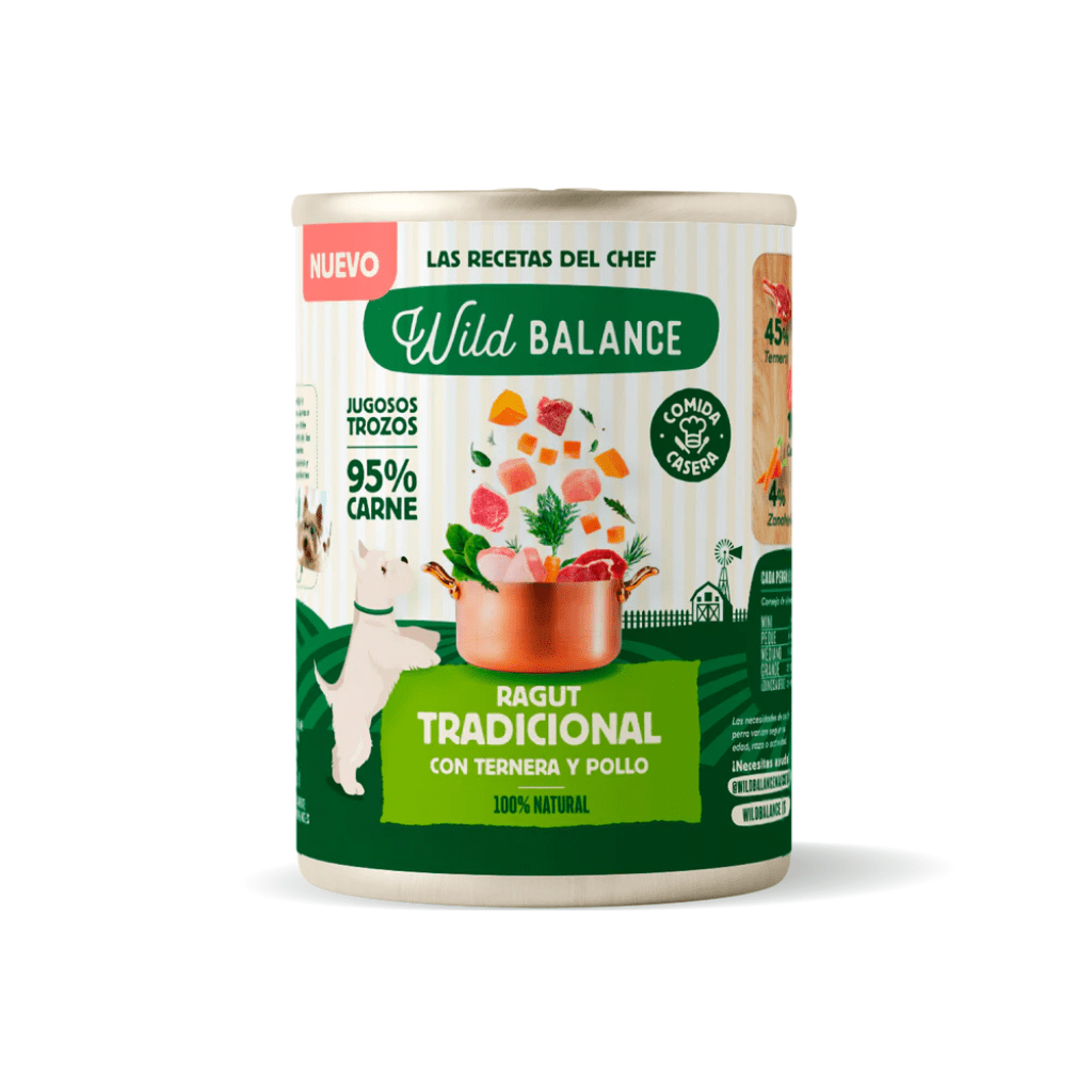 WILD BALANCE Ragut Tradicional de Ternera y Pollo 400 g