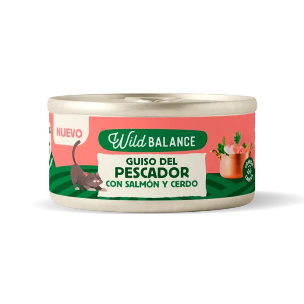 WILD BALANCE Ragut Tradicional de Salmón y Cerdo 80 g