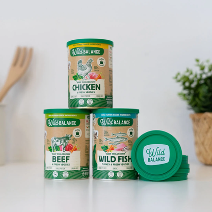 WILD BALANCE Tapa para Lata Comida Húmeda para perros