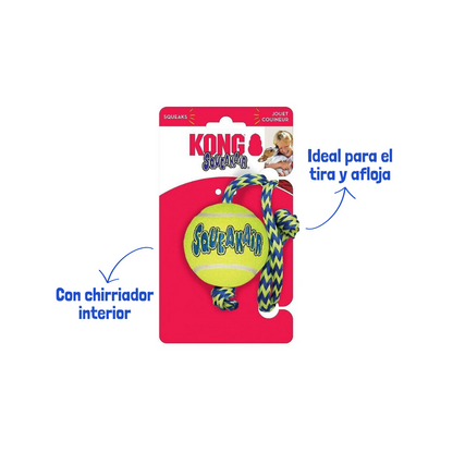 KONG SqueakAir Pelota Cuerda M